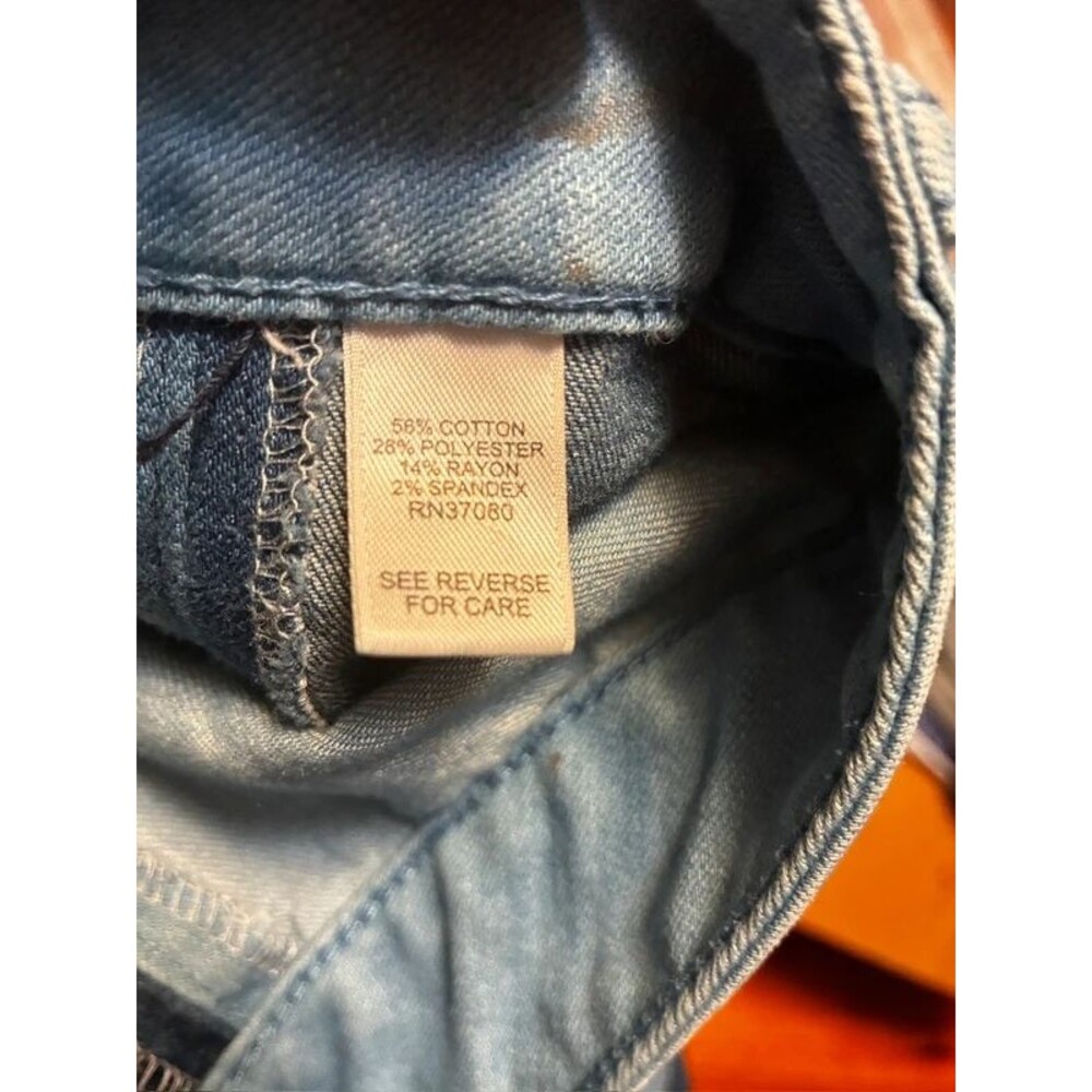 Est 1946 Denim Womens Skirt Maxi panels raw hem size 14 - Picture 8 of 11
